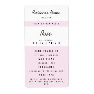 カスタムワックスメルトラベル ラベル