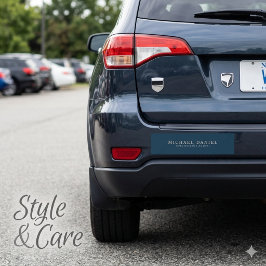 カスタムワークタイトル&ネームカーバンパーステッカー バンパーステッカー