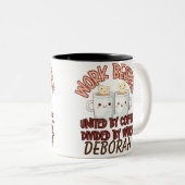 カスタムワークビースティーコーヒーラバーギフト ツートーンマグカップ (正面右)