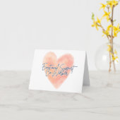 カスタムワークベストエモーショナル支援リタイア カード (黄色い花)