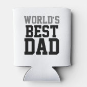 カスタムワールドの最高のパパ 缶クーラー (裏面)