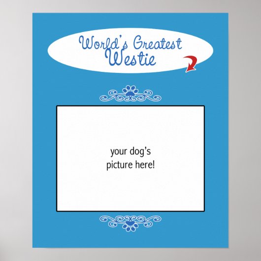 カスタムワールド最大ウェスティー ポスター (正面)