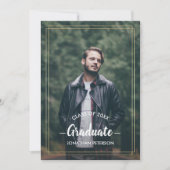 カスタムンバーンウッド卒業パーティー 招待状 (正面)