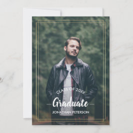 カスタムンバーンウッド卒業パーティー 招待状