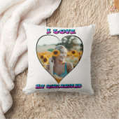 カスタムヴァレンティーンズデイグラフィティガールフレンド写真 クッション (ブランケット)