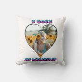 カスタムヴァレンティーンズデイグラフィティガールフレンド写真 クッション (正面)