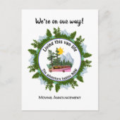 カスタムヴァンライフキャンプの発表葉書 案内ポストカード (正面)