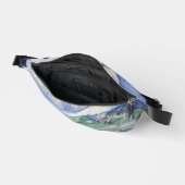 カスタムヴィンセント・ヴァンゴッホアートトラベルウエストクロスボディ ファニーパック (見開き)