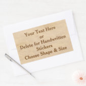 カスタムヴィンテージのステッカーまた空白のはBULKのステッカー 長方形シール (封筒)