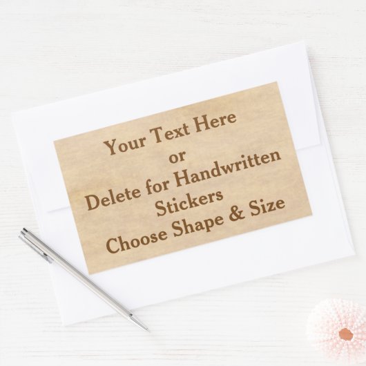 カスタムヴィンテージのステッカーまた空白のはBULKのステッカー 長方形シール (封筒)