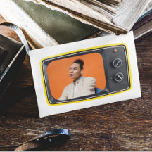 カスタムヴィンテージイエローテレビアーポップ・アートのトスタイル