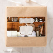 カスタムヴィンテージストア/ベイクショップのステッカーラベル ラベル (インサイチュ)