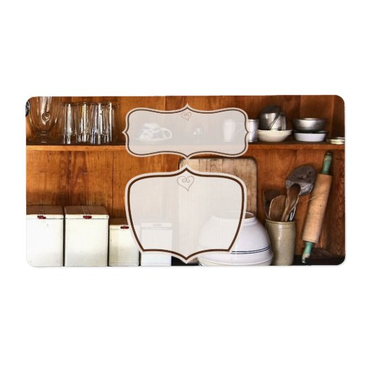 カスタムヴィンテージストア/ベイクショップのステッカーラベル ラベル (正面)