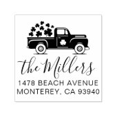 カスタムヴィンテージトラックアドレス自己インクスタンプ セルフインキングスタンプ (デザイン)