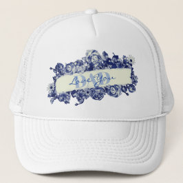 カスタムヴィンテージネイビー父の日ラブユーパパ キャップ