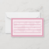 カスタムヴィンテージバレンタイン·クーポンロマンティック ノートカード (裏面)