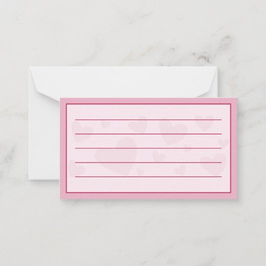 カスタムヴィンテージバレンタイン·クーポンロマンティック ノートカード (裏面)