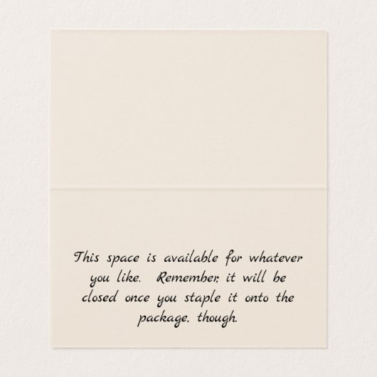 カスタムヴィンテージフローラ表示パッケージヘッダーカード (内部フラット)