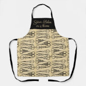 カスタムヴィンテージヘアスタイリストヘアサロン エプロン (正面)