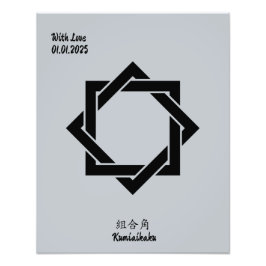 カスタムヴィンテージミニマ日本のリスト家紋Ph フォトプリント