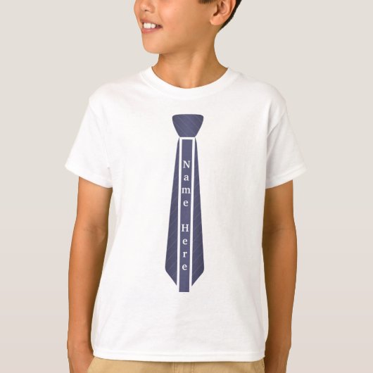 カスタムヴィンテージモダンネクタイ名テンプレート Tシャツ (正面)