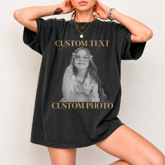 カスタムヴィンテージ写真と年懷かしい誕生日 Tシャツ