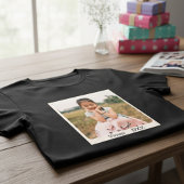 カスタムヴィンテージ写真と誕生年Tシャツ Tシャツ
