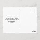 カスタムヴィンテージ写真ハローウィンパーティ招待 ポストカード (裏面)