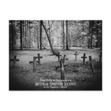 カスタムヴィンテージ写真ハローウィンパーティ招待