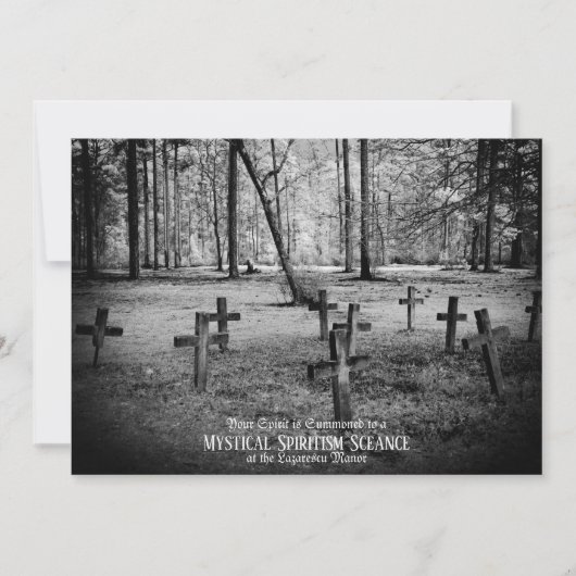 カスタムヴィンテージ写真ハローウィンパーティ シーズンカード (正面)