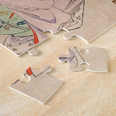 カスタムヴィンテージ日本の茶道第6条 ジグソーパズル (側面)