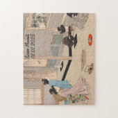 カスタムヴィンテージ日本の茶道第6条 ジグソーパズル (縦)