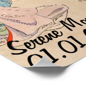 カスタムヴィンテージ日本の茶道第6条 ポスター (角)