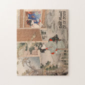 カスタムヴィンテージ日本の茶道芸術4 ジグソーパズル (縦)