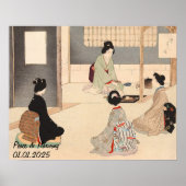 カスタムヴィンテージ日本の茶道芸術5 ポスター (正面)