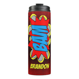 カスタムヴィンテージ漫画ブックポップ・アートのアートスタイルBAM! タンブラー