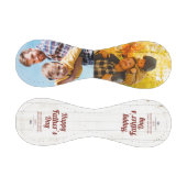 カスタムヴィンテージ父の日の写真素朴野球 野球ボール (パネル)