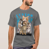 カスタムヴィンテージ猫 Tシャツ (正面)