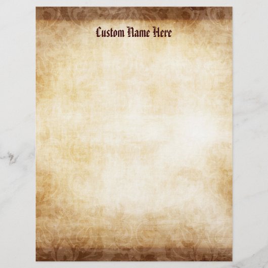 カスタムヴィンテージ紙背景フライヤー チラシ (正面)