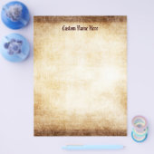 カスタムヴィンテージ紙背景フライヤー チラシ (シングル)