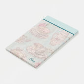 カスタムヴィンテージ絵を描のキッ素朴チン青 ポストイット (アングル)