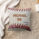 カスタムヴィンテージ野球ギフトパーソナライズされた- クッション (ブランケット)