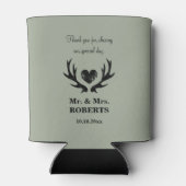 カスタムヴィンテージ鹿の結婚角の缶クーラー 缶クーラー (裏面)