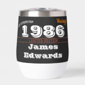 カスタムヴィンテージ1986 40th誕生日 – レトロ (正面)