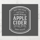 カスタムヴィンテージApple Ciderラベルステッカー ビールラベル (シングルラベル)