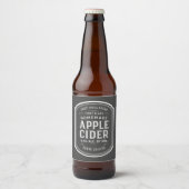 カスタムヴィンテージApple Ciderラベルステッカー ビールラベル (正面)
