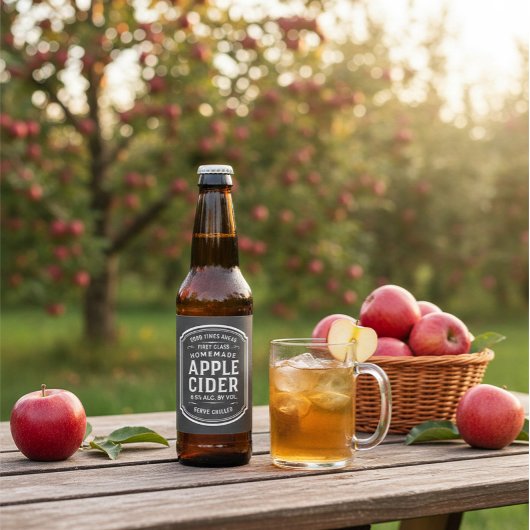 カスタムヴィンテージApple Ciderラベルステッカー ビールラベル