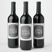 カスタムヴィンテージApple Ciderラベルステッカー ワインラベル (ボトル)