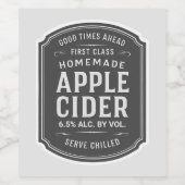 カスタムヴィンテージApple Ciderラベルステッカー ワインラベル (シングルラベル)