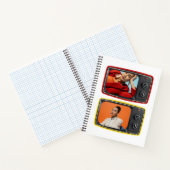 カスタムヴィンテージTVアートポップ・アートのスタイル ノートブック (内部)